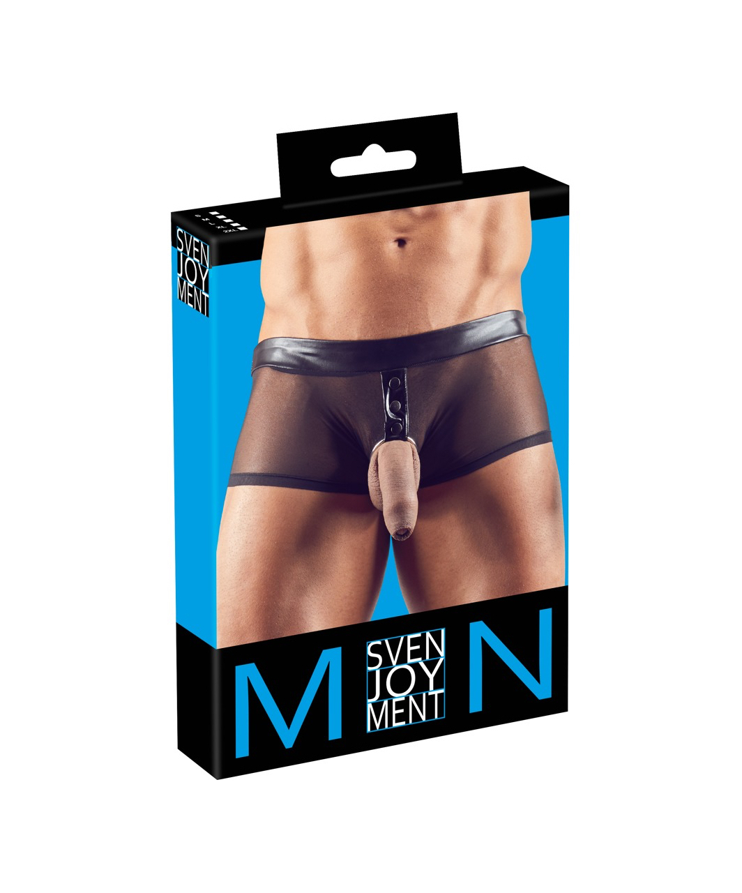Svenjoyment Black Sheer Mesh Boxer Briefs With Cock Ring - Image 5