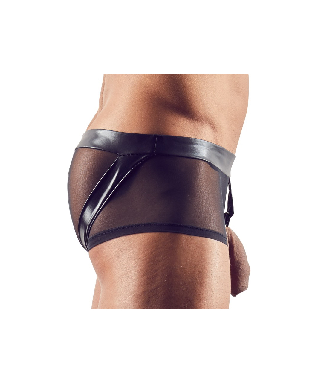 Svenjoyment Black Sheer Mesh Boxer Briefs With Cock Ring - Image 4