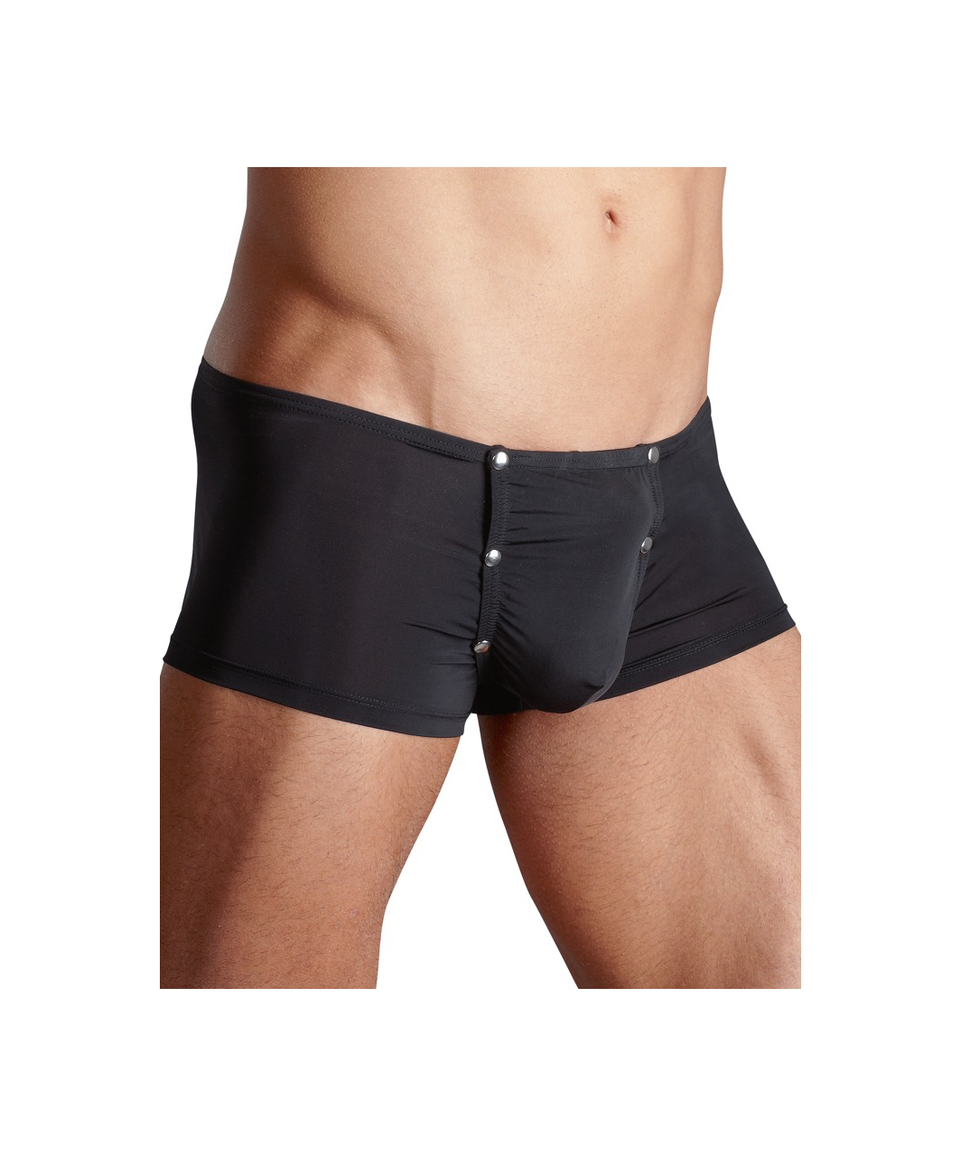 Svenjoyment Black Trunks With Press Studs - Image 2