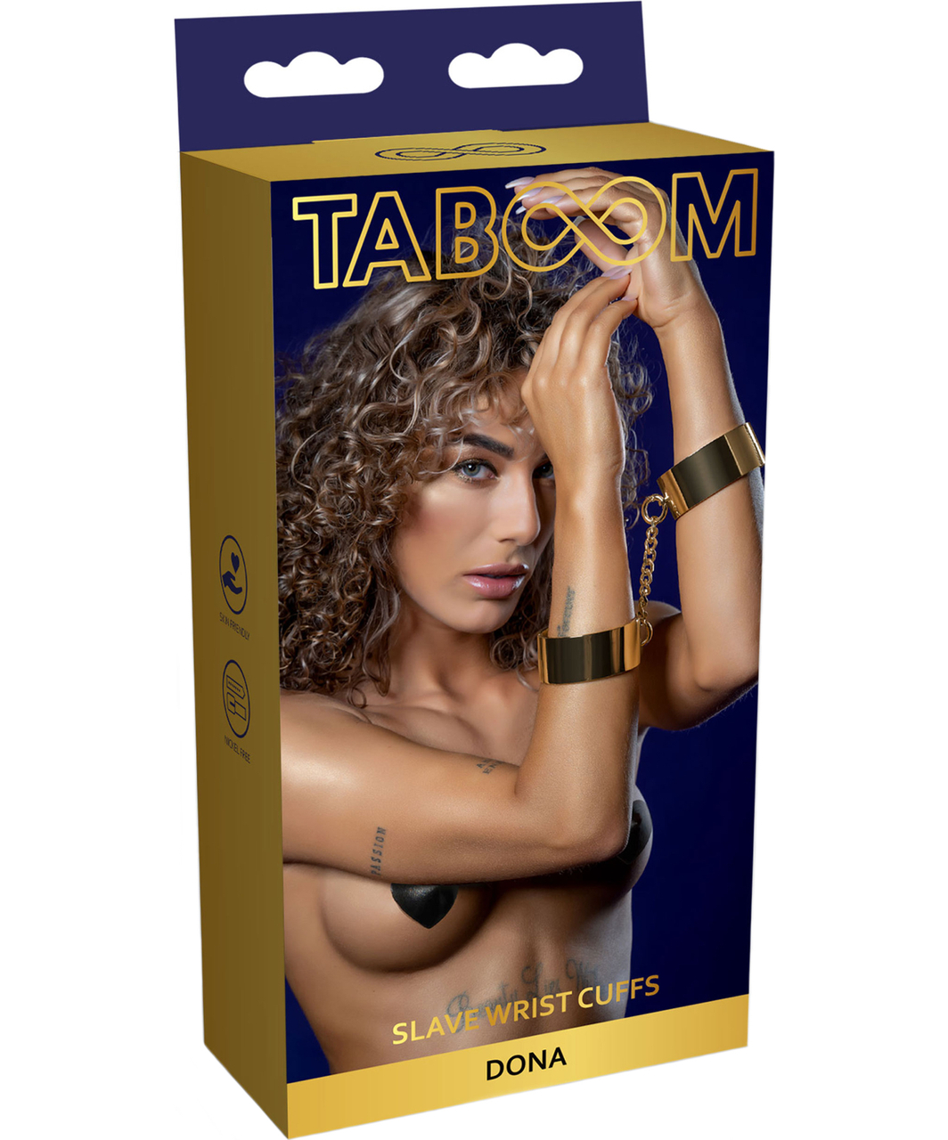 Taboom Dona Gold-coloured Wrist Cuffs - Image 6