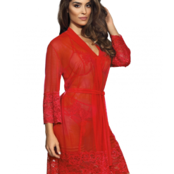 Axami Sexy Hot Sevilla Red Sheer Peignoir