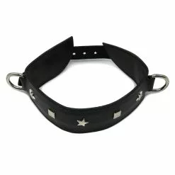 Zado Black Leather Collar